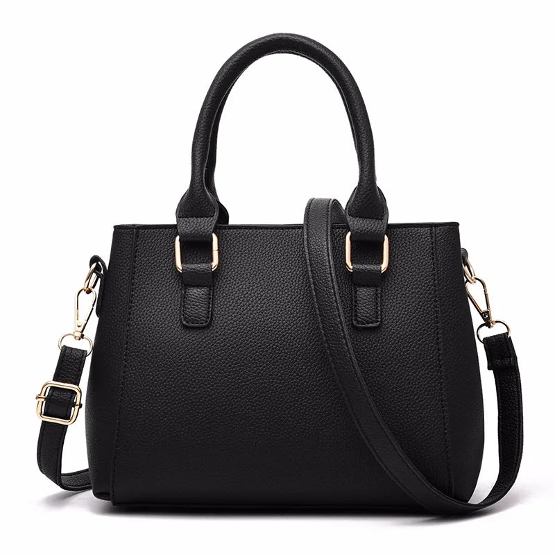 Embroidered leather bag