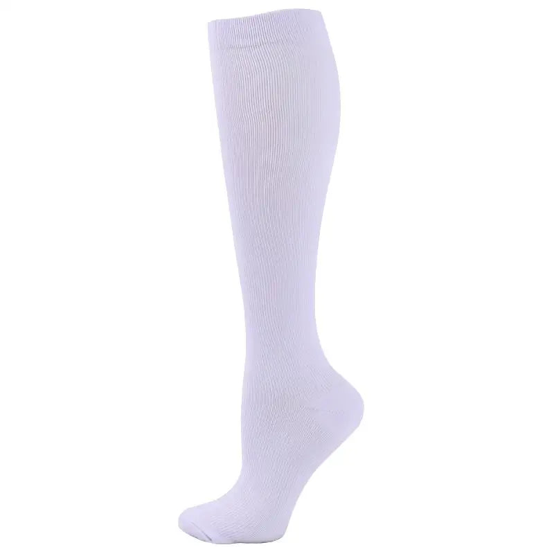 Compression socks that improve circulation, reduce swelling, and help prevent varicose veins.