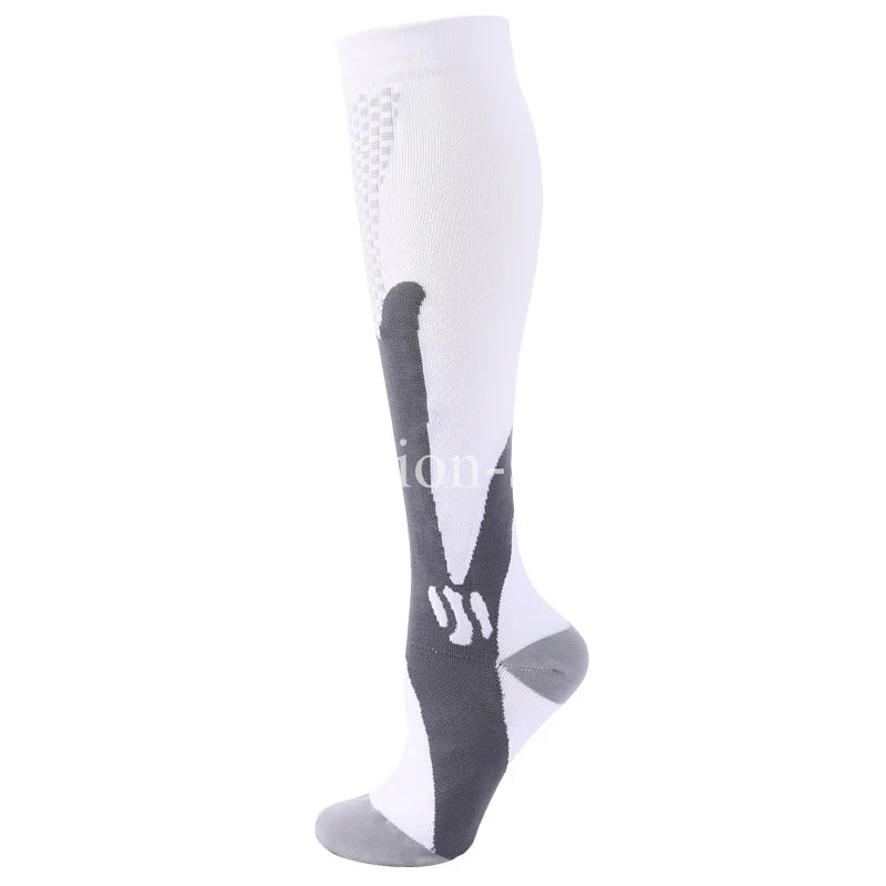 Compression socks that improve circulation, reduce swelling, and help prevent varicose veins.
