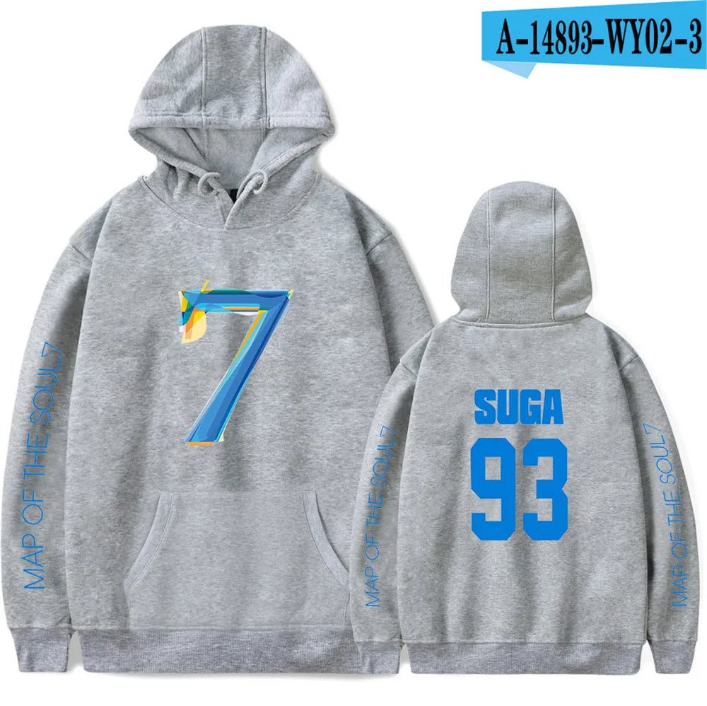 JIMIN Map of Soul 7 Unisex Hip Hop Hoodie