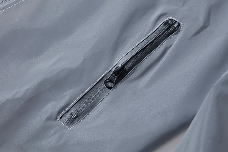 Men’s Double Fabric Reflective Zip Jacket