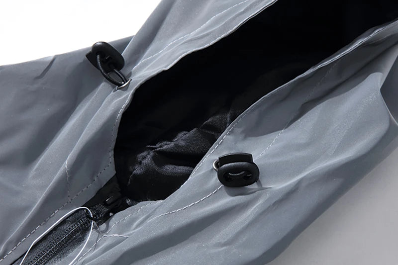 Men’s Double Fabric Reflective Zip Jacket