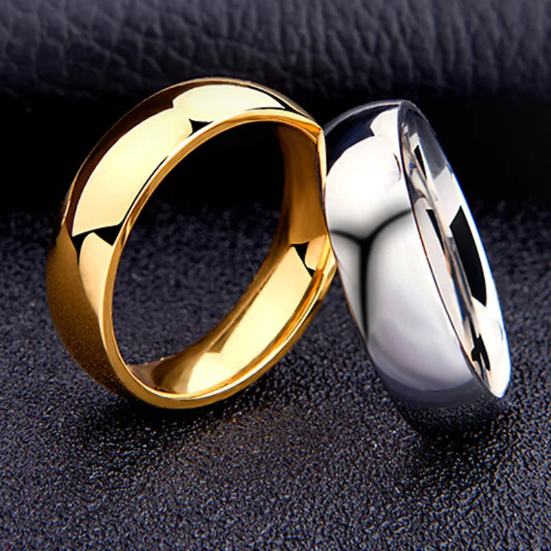 Titanium 6mm couple Ring