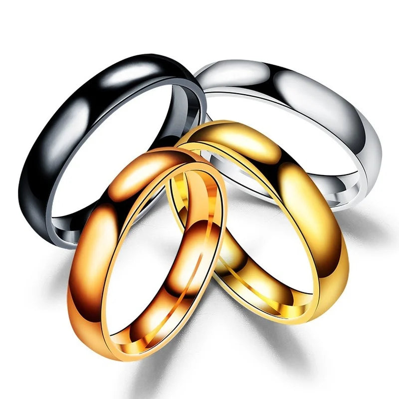 Titanium 6mm couple Ring