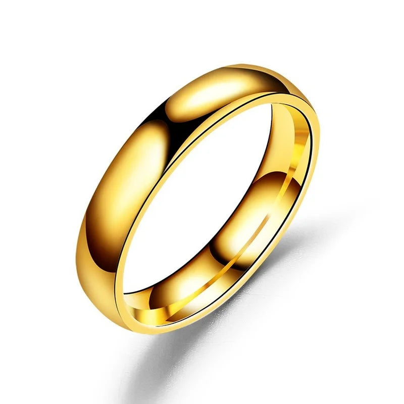 Titanium 6mm couple Ring