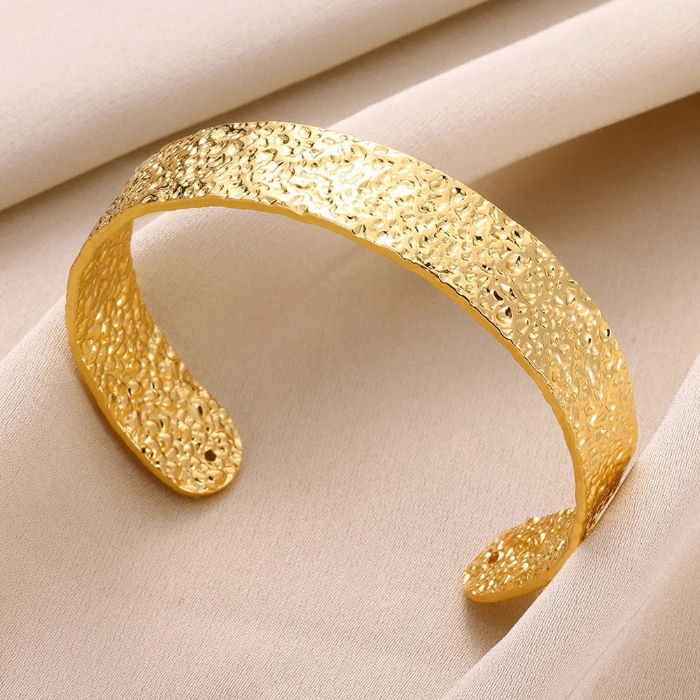 Gold-tone cuff bracelet