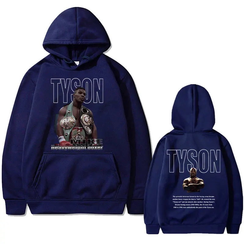 Mike Tyson Double-Sided Print Casual Hoodie