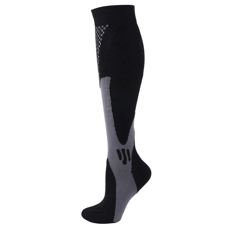Compression socks that improve circulation, reduce swelling, and help prevent varicose veins.