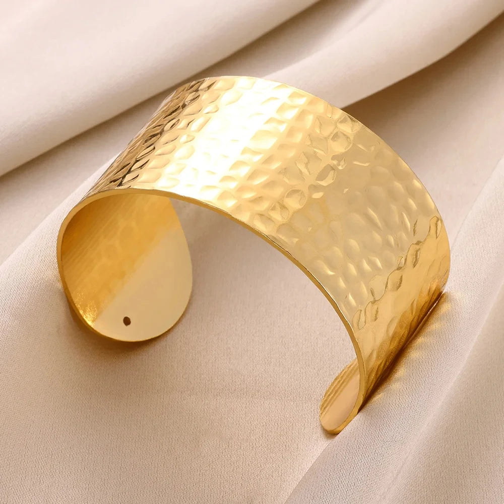 Gold-tone cuff bracelet