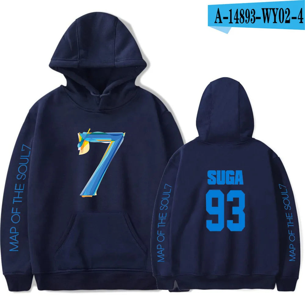 JIMIN Map of Soul 7 Unisex Hip Hop Hoodie