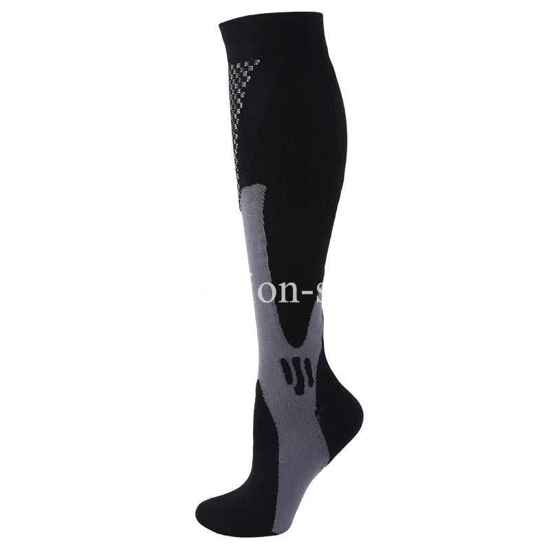 Compression socks that improve circulation, reduce swelling, and help prevent varicose veins.