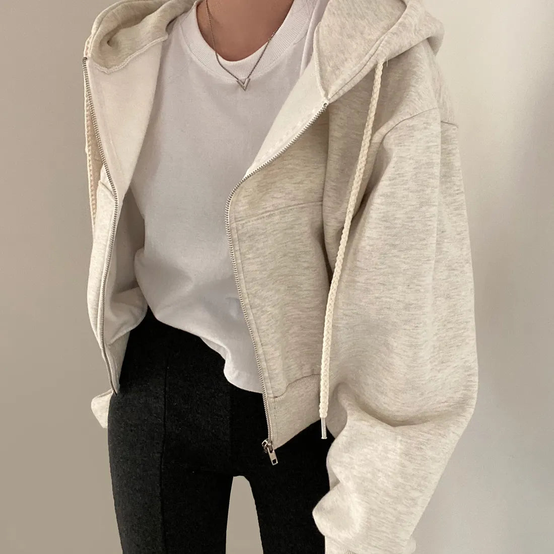 Y2K women’s oversized hoodie jacket
