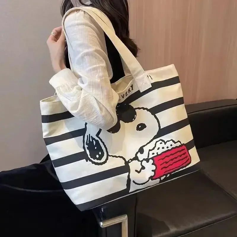 Snoopy canvas tote bag