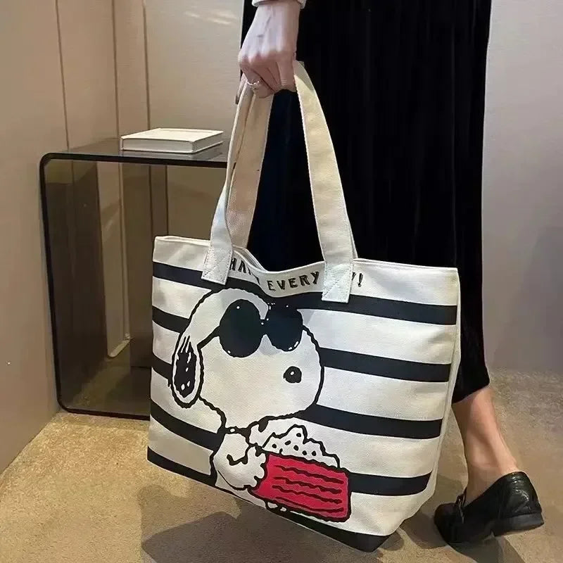Snoopy canvas tote bag