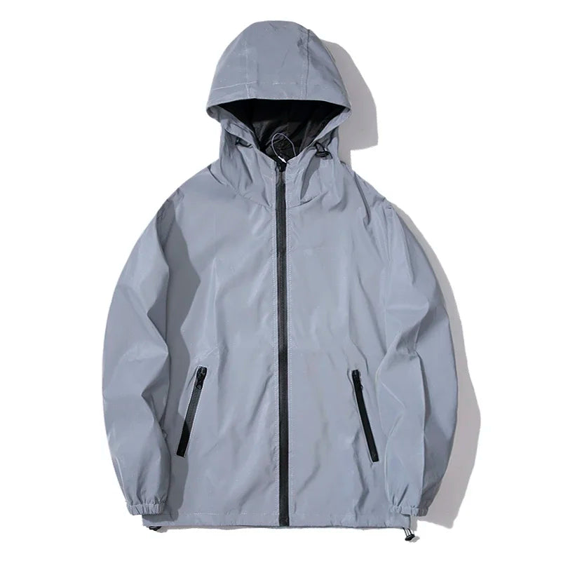 Men’s Double Fabric Reflective Zip Jacket