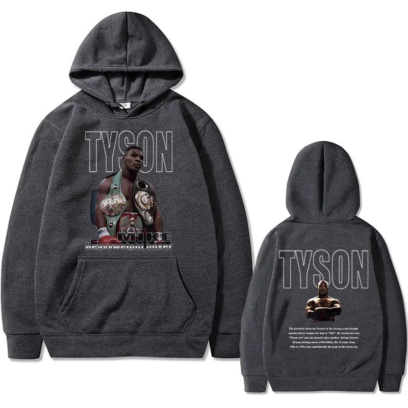 Mike Tyson Double-Sided Print Casual Hoodie