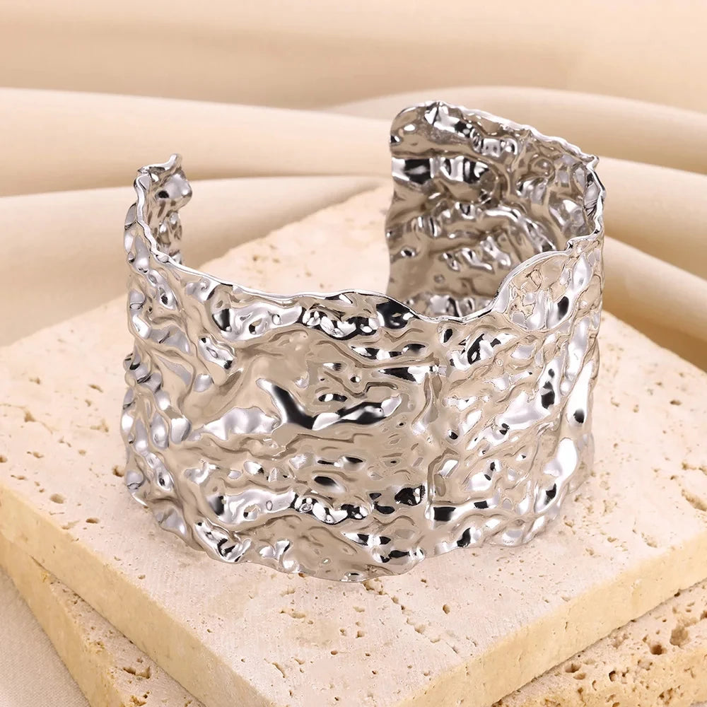 Gold-tone cuff bracelet