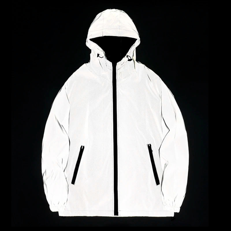 Men’s Double Fabric Reflective Zip Jacket