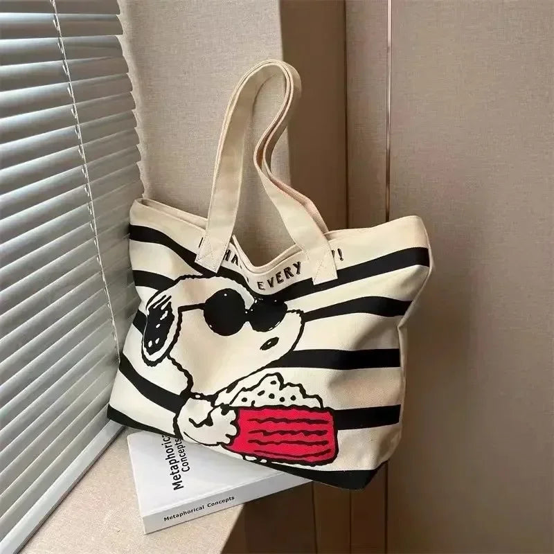 Snoopy canvas tote bag