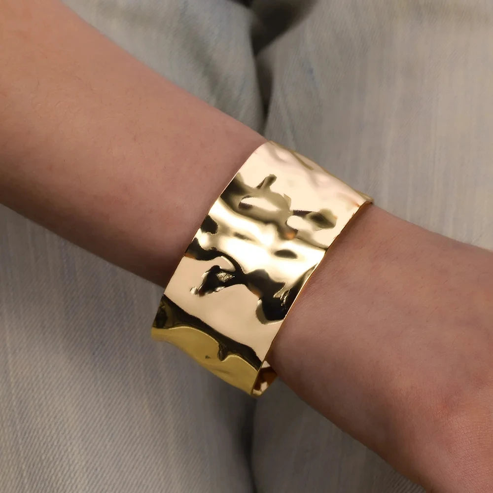 Gold-tone cuff bracelet