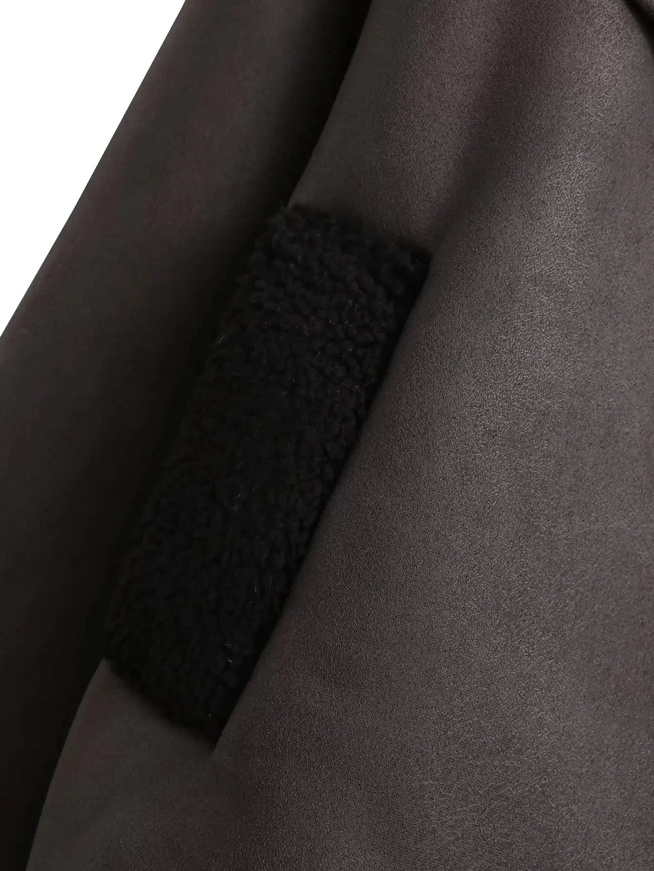 MUJER Faux Leather Jackets for Women Winter Warm Bomber Jacket