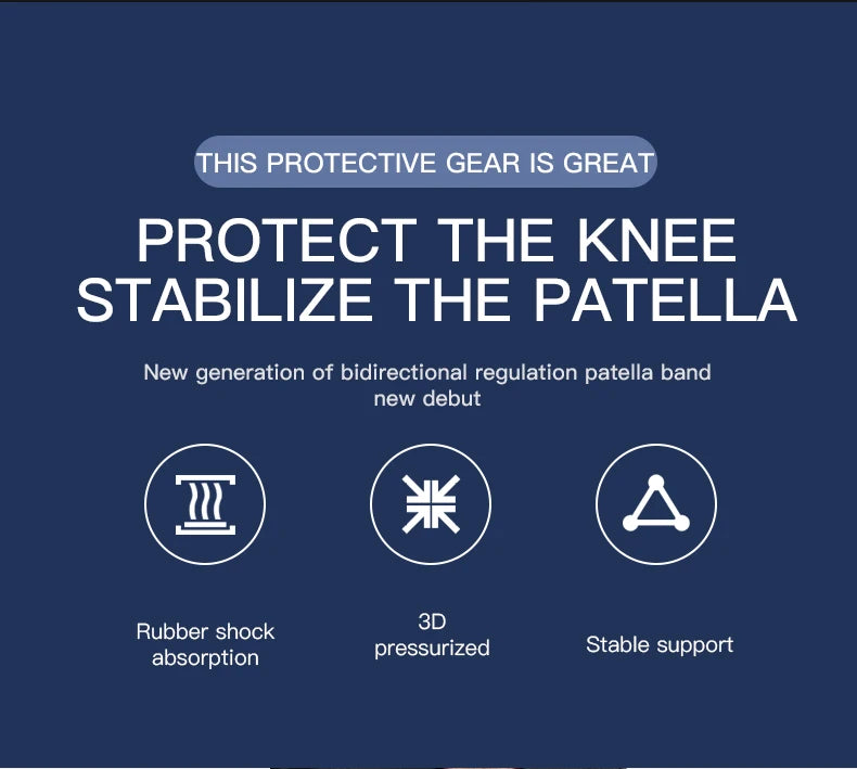 Adjustable knee strap for tendon support in sports and exercise.