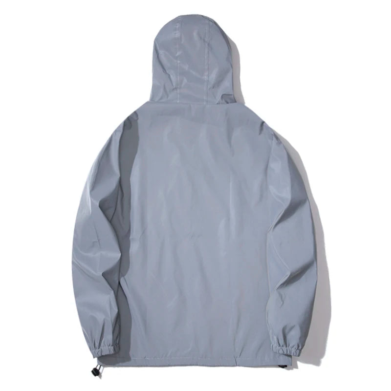 Men’s Double Fabric Reflective Zip Jacket