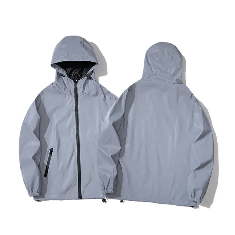 Men’s Double Fabric Reflective Zip Jacket