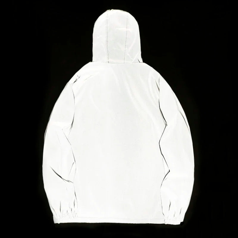 Men’s Double Fabric Reflective Zip Jacket