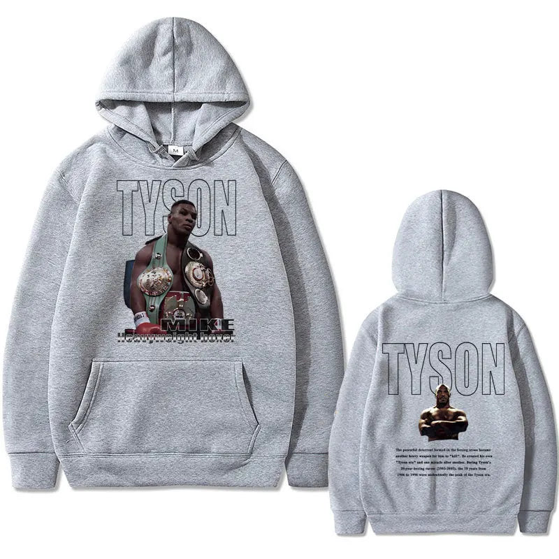 Mike Tyson Double-Sided Print Casual Hoodie