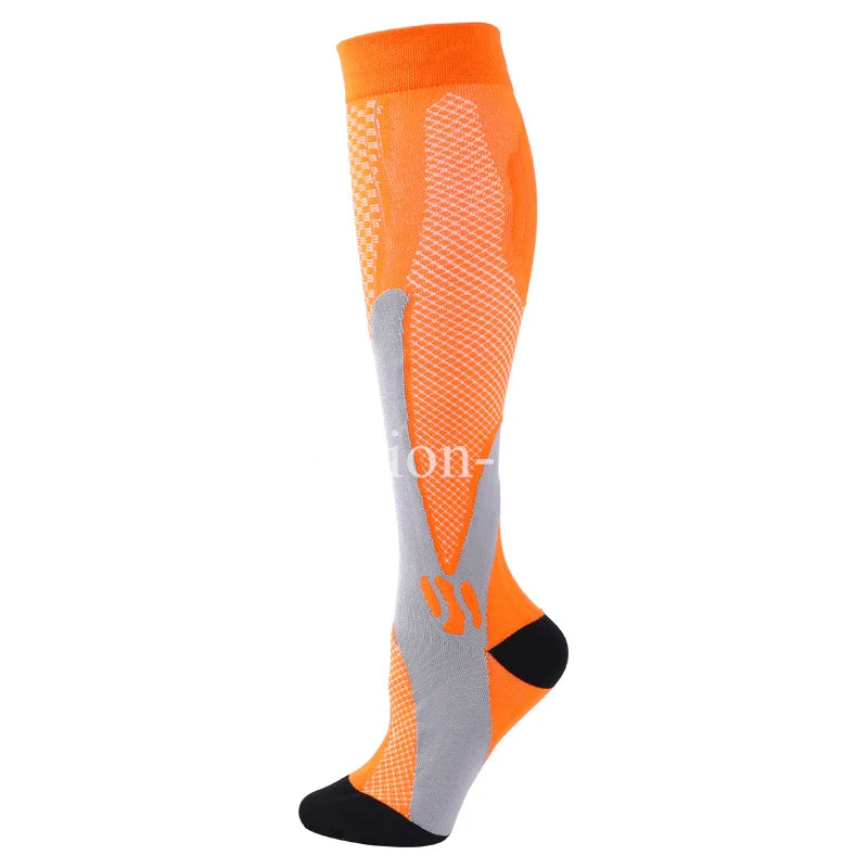 Compression socks that improve circulation, reduce swelling, and help prevent varicose veins.