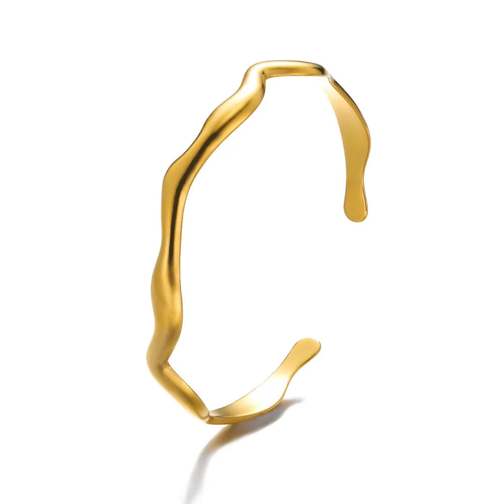 Gold-tone cuff bracelet