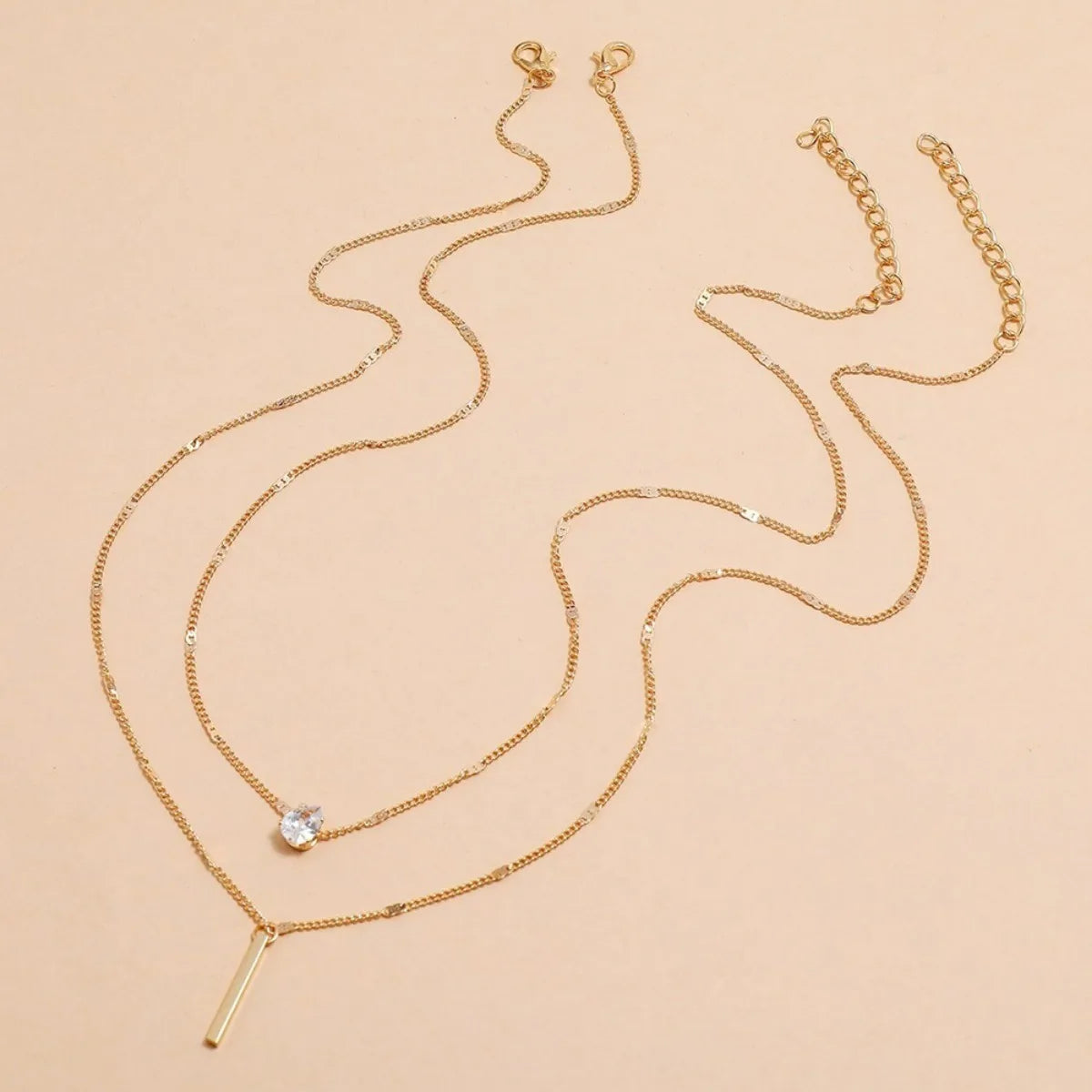 Women’s multi-layer star and heart necklace