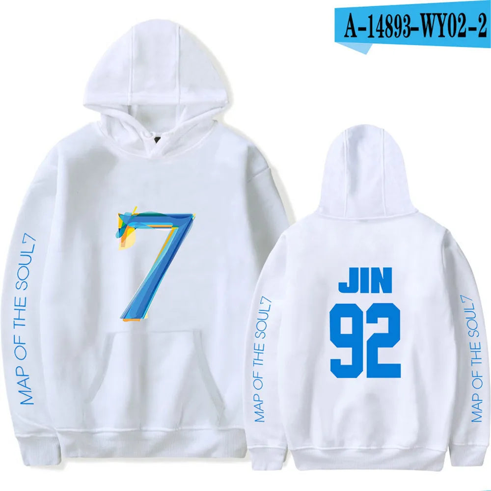 JIMIN Map of Soul 7 Unisex Hip Hop Hoodie