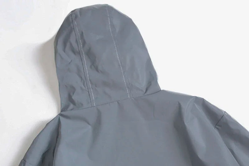 Men’s Double Fabric Reflective Zip Jacket