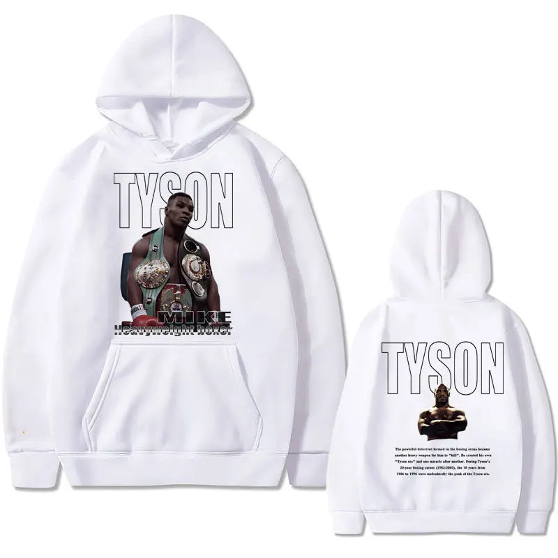Mike Tyson Double-Sided Print Casual Hoodie