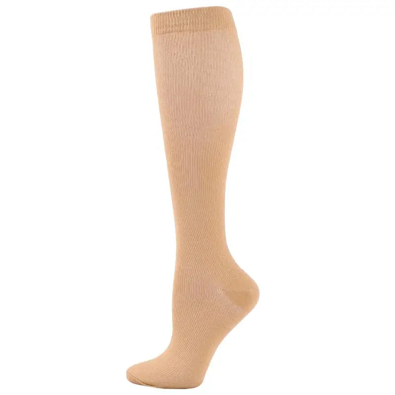 Compression socks that improve circulation, reduce swelling, and help prevent varicose veins.