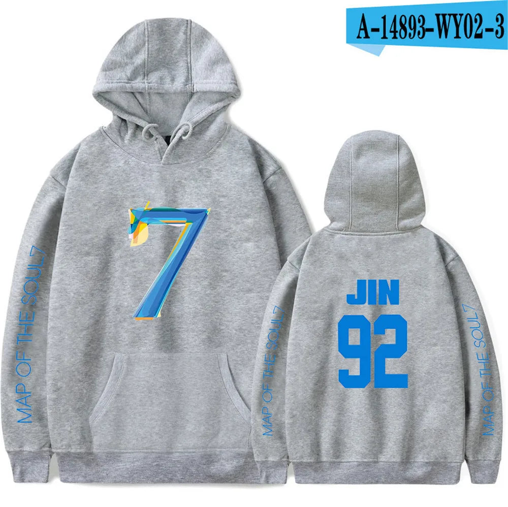 JIMIN Map of Soul 7 Unisex Hip Hop Hoodie