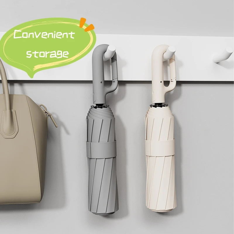 Extra-large umbrella, wind-, rain-, UV-resistant, automatic