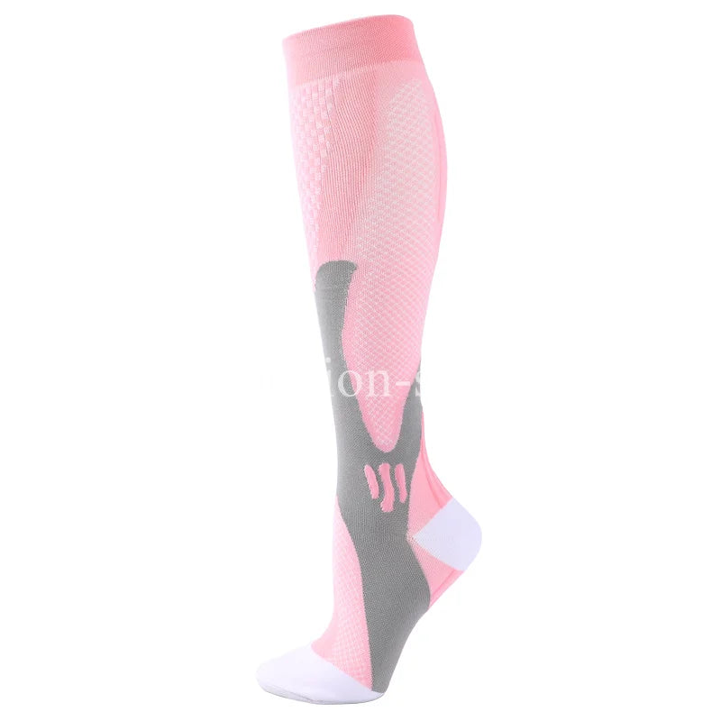 Compression socks that improve circulation, reduce swelling, and help prevent varicose veins.