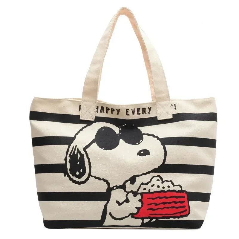 Snoopy canvas tote bag