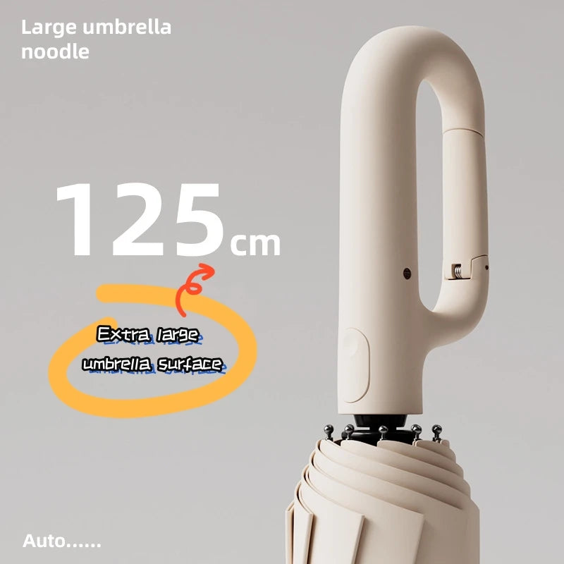 Extra-large umbrella, wind-, rain-, UV-resistant, automatic