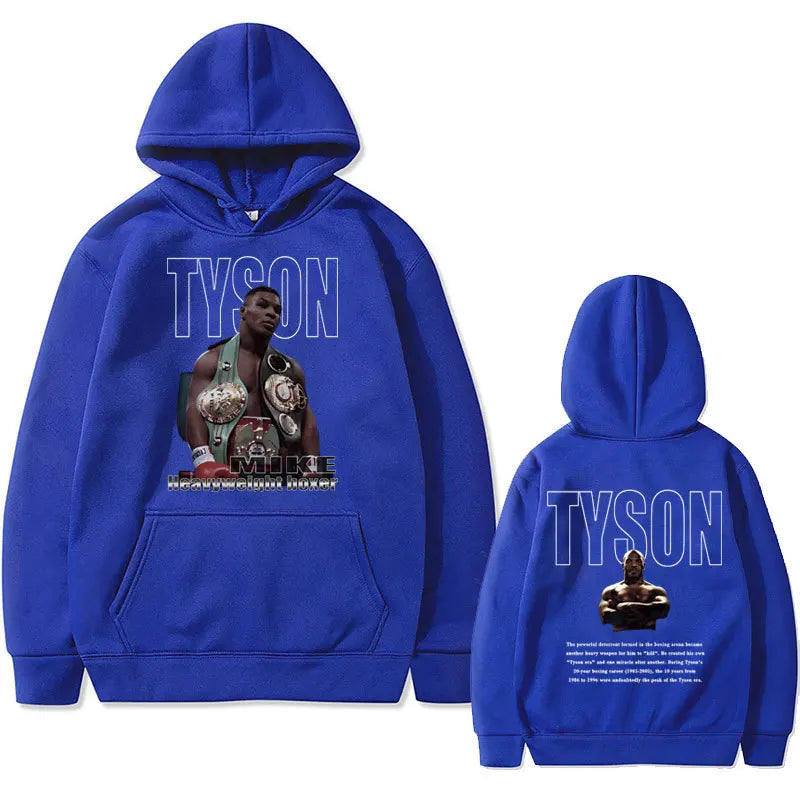 Mike Tyson Double-Sided Print Casual Hoodie