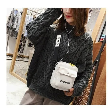 Women’s canvas crossbody bag