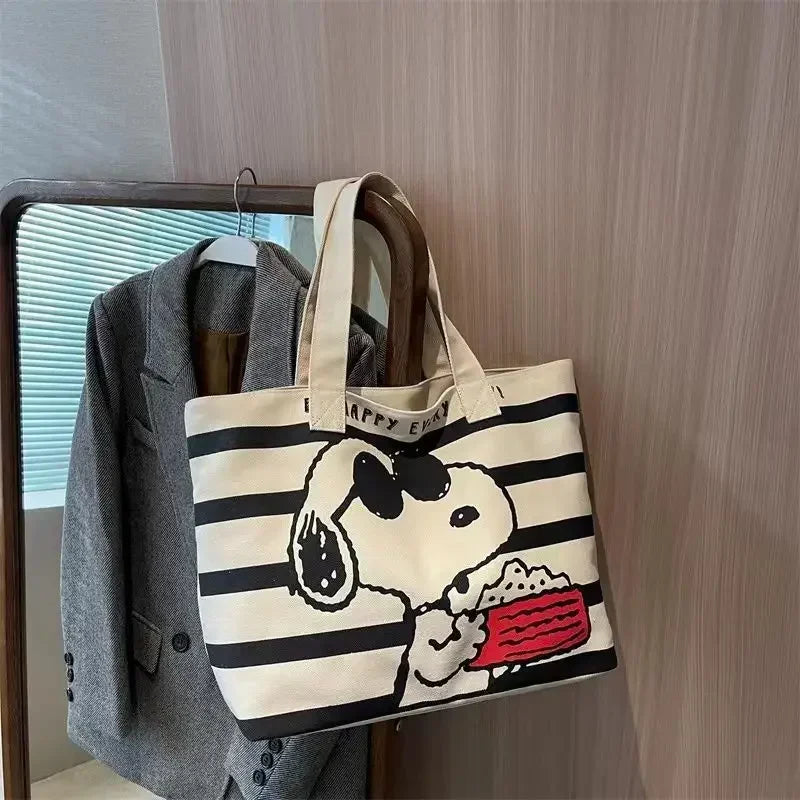 Snoopy canvas tote bag
